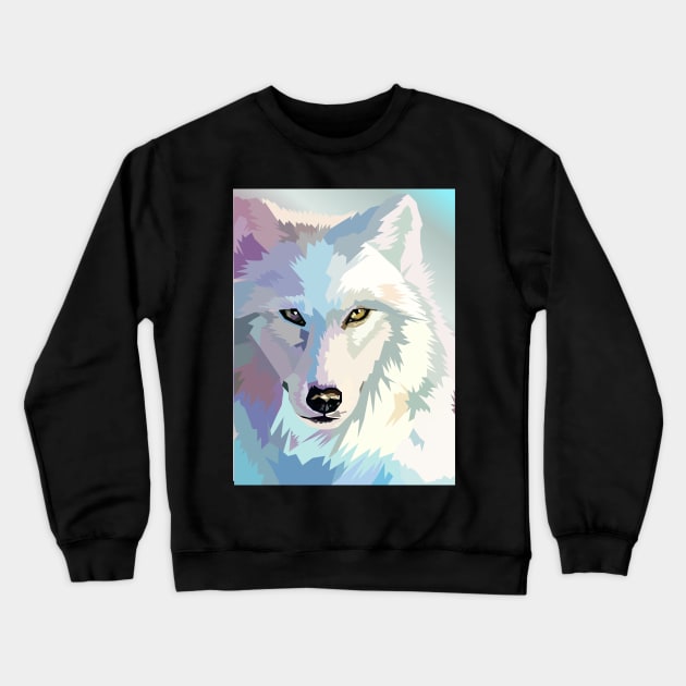 Wolf WPAP Crewneck Sweatshirt by Rumah Animaton